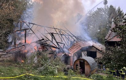 Erneuter Großbrand in Rimbach / Landkreis Cham