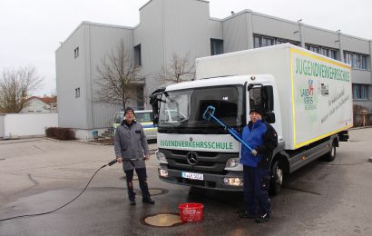 Verkehrserzieher der Polizei auch im Winter aktiv