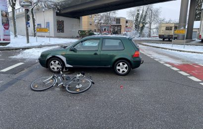 Autofahrer übersieht Radler