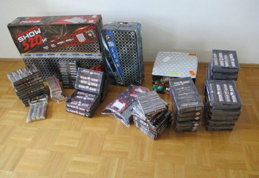 Illegale Pyrotechnik, Rauschgift, verbotene Gegenstände