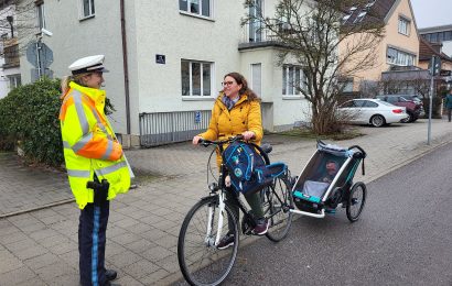 Fahrradkontrollen Licht und Sicht