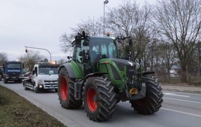 Proteste der Landwirte im Bereich Schwandorf