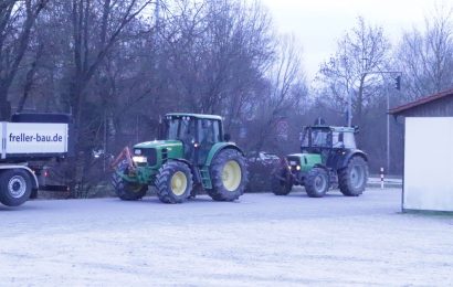 Protestaktionen von Landwirten mit Verkehrsstörungen ist auch weiterhin zu rechnen