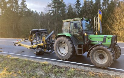 Zusammenstoß mit Rückewagen